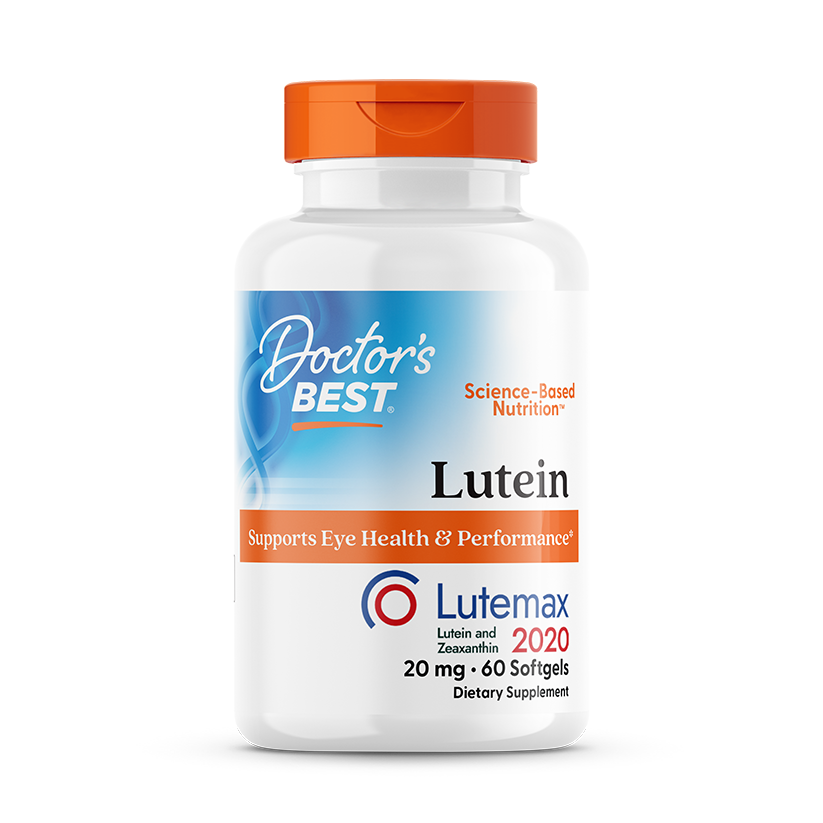 Doctor's Best Lutein with Lutemax 2020, 20 mg, 60 Softgels