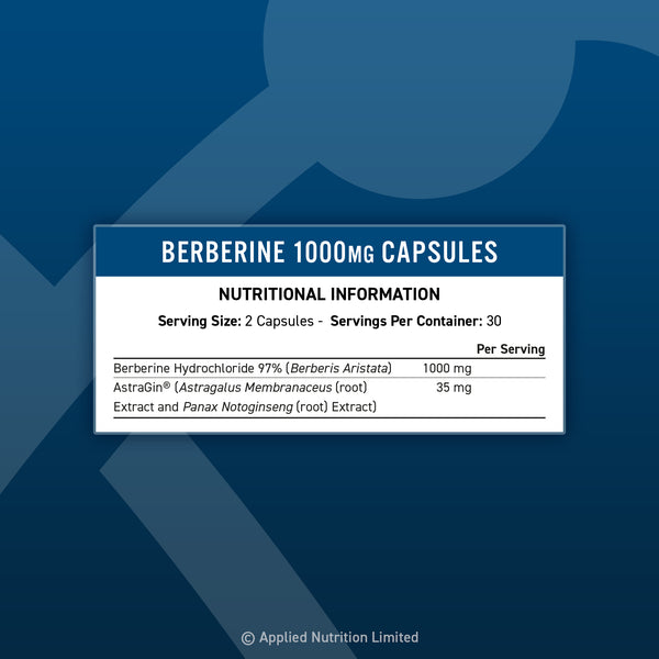 Applied Nutrition Berberine Capsules 1000mg