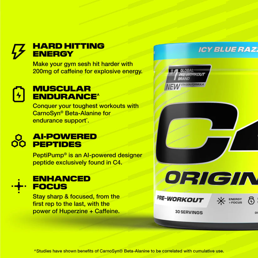 C4 ORIGINAL PRE WORKOUT 282G