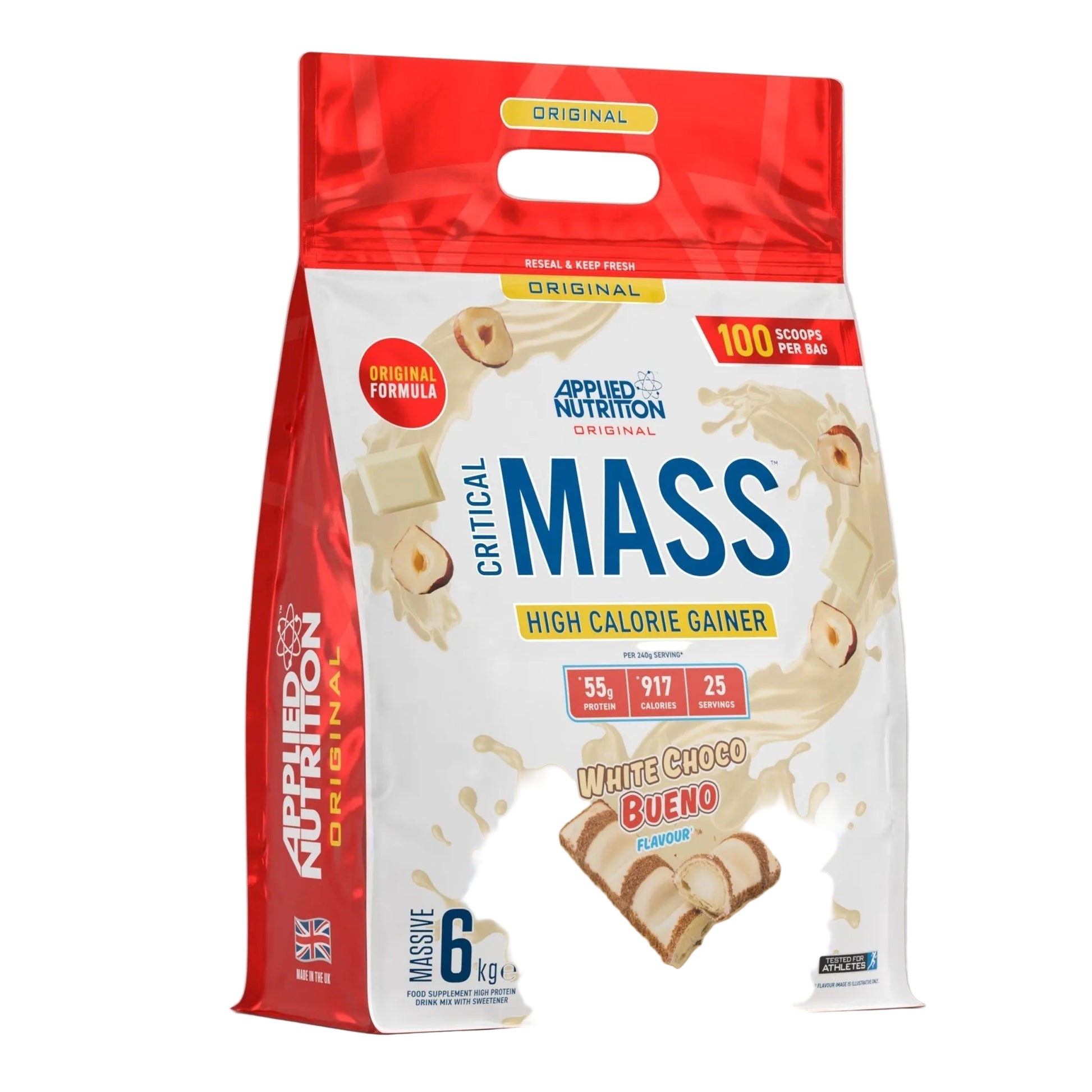 Applied Nutrition Critical Mass Original 6kg High Calorie Gainer (25 Servings)