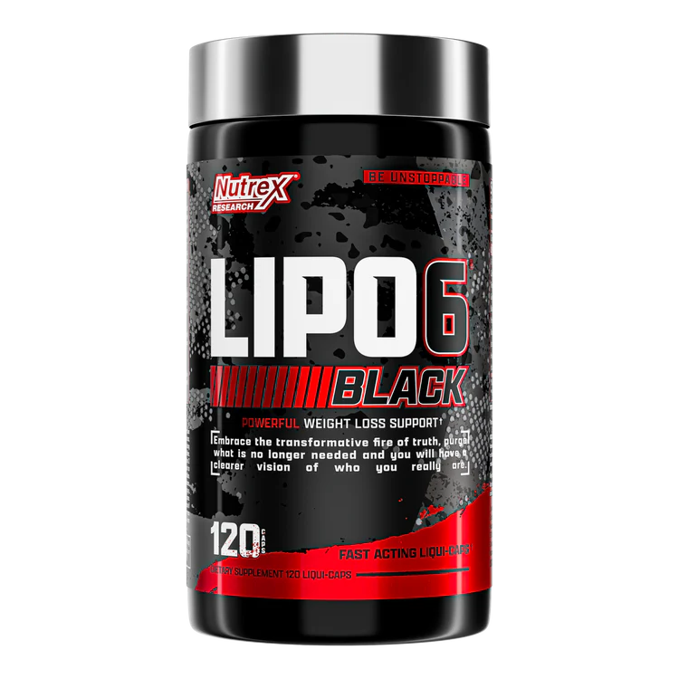 NUTREX LIPO6 BLACK 120BLACK CAPS