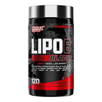 NUTREX LIPO6 BLACK 120BLACK CAPS