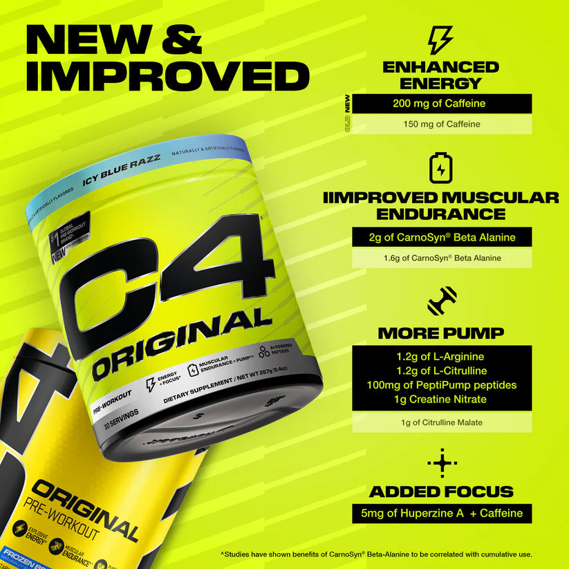 C4 ORIGINAL PRE WORKOUT 282G