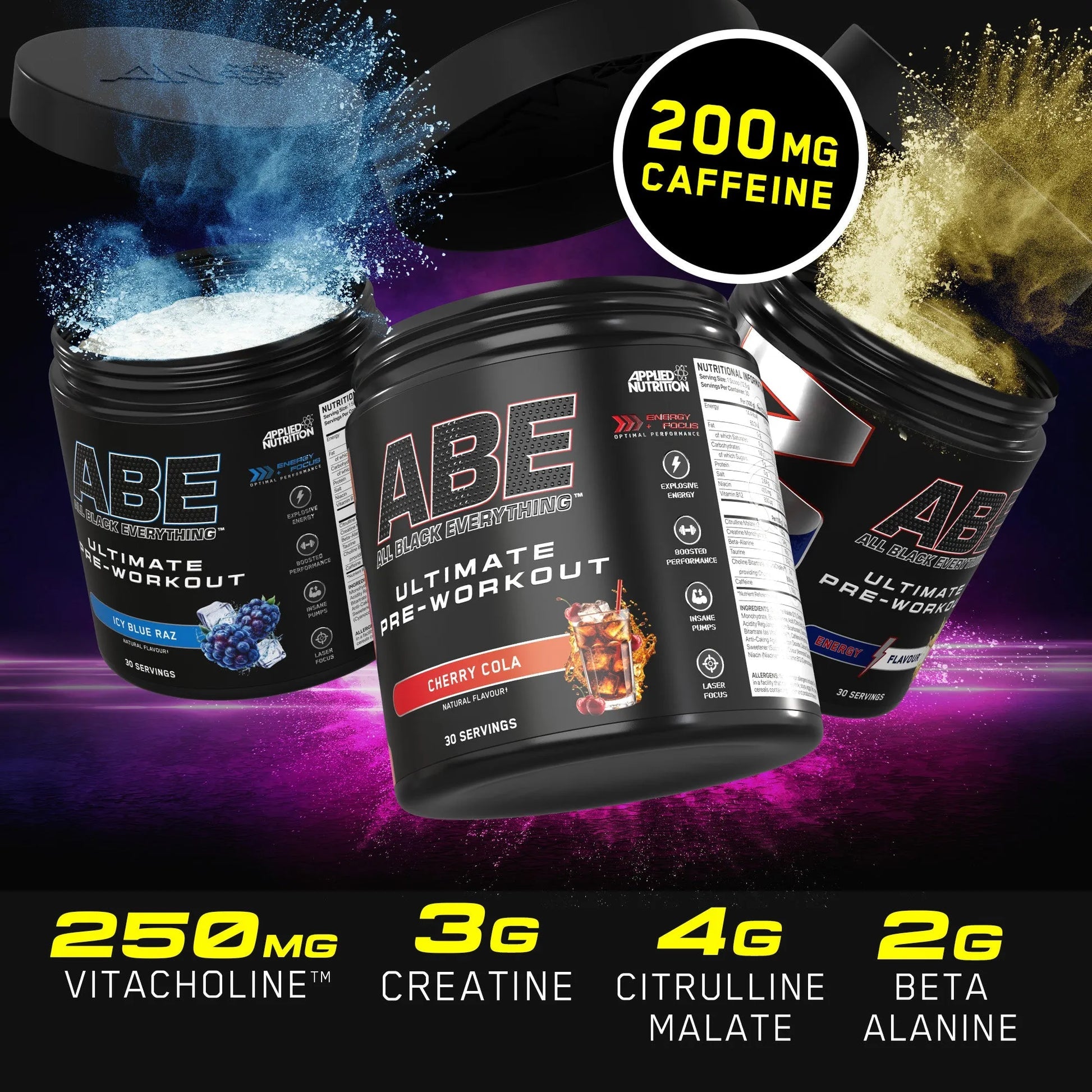 Applied Nutrition ABE All Black Everything - Extremely Potent Pre-Workout Powder