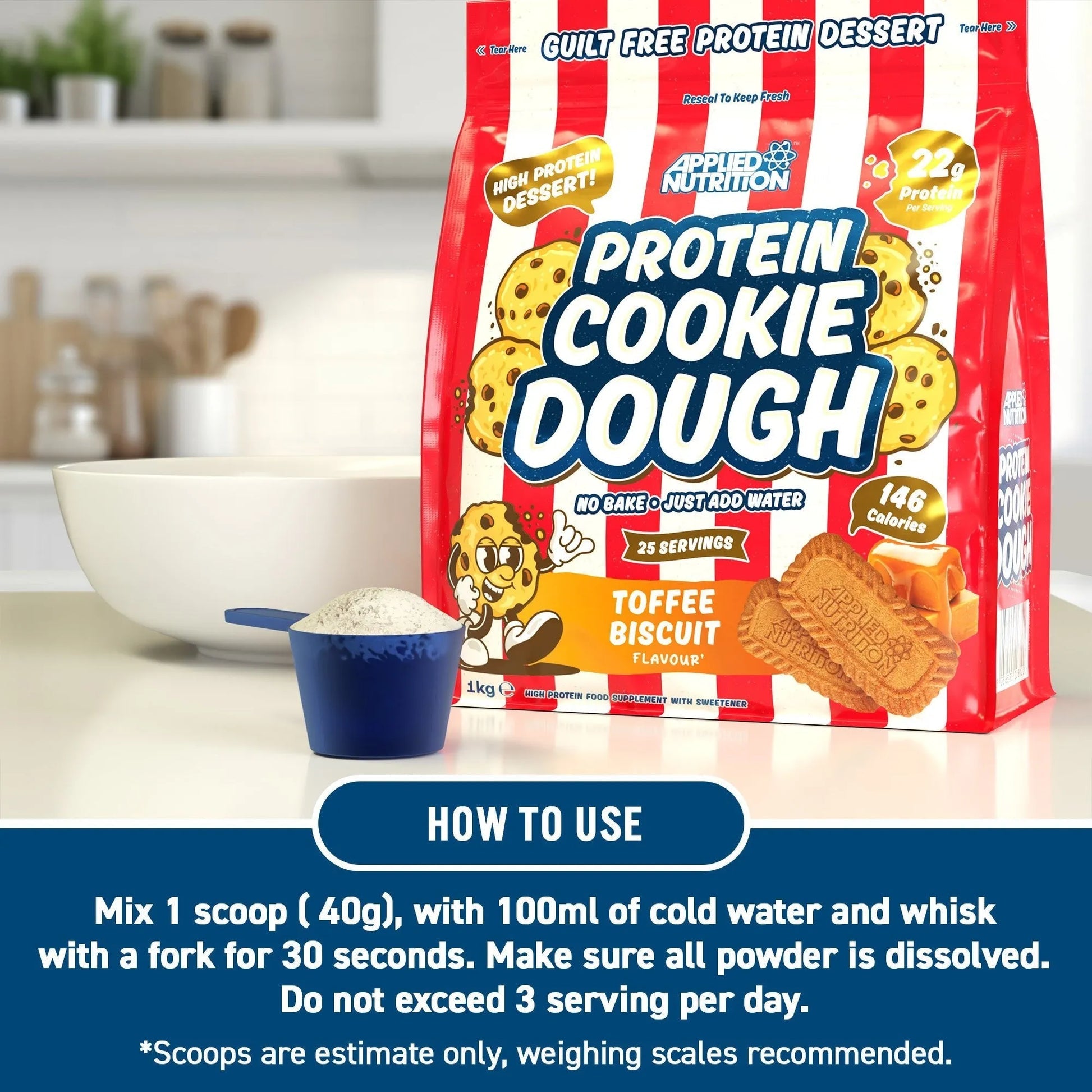 Applied Nutrition Protein Cookie Dough Dessert (25 Servings)