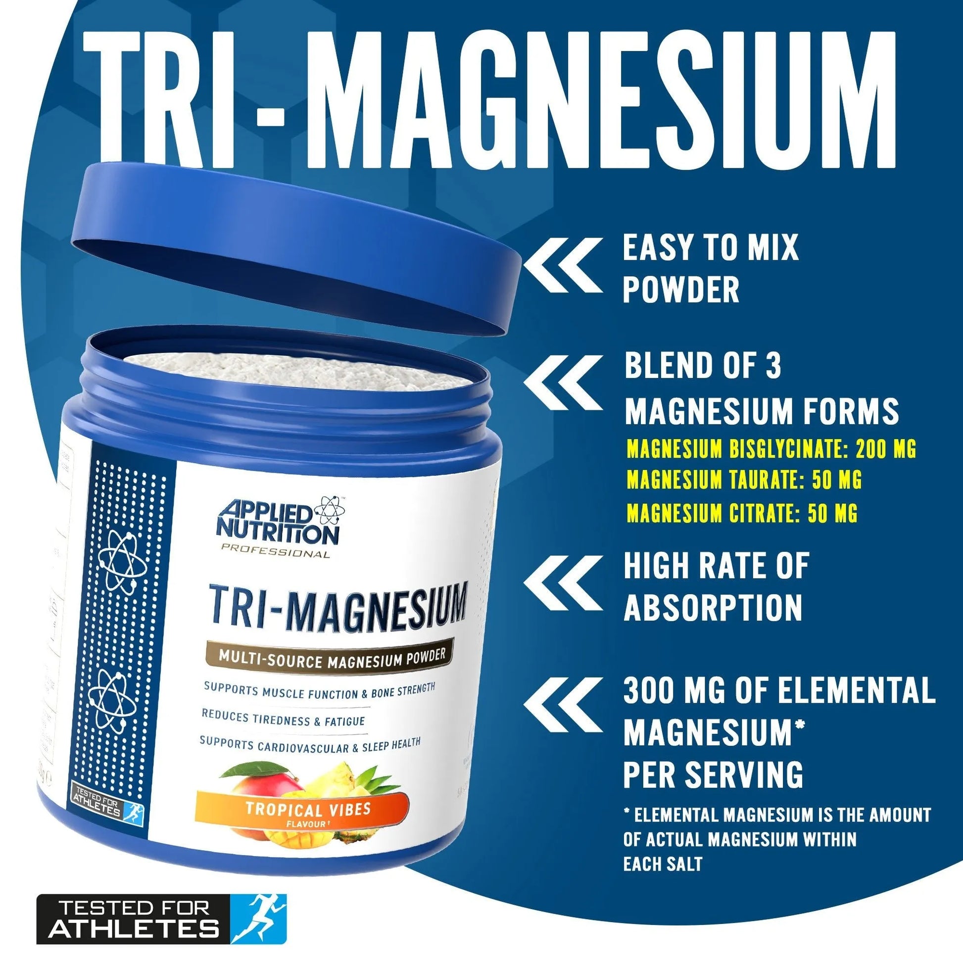 Applied Nutrition Tri-Magnesium Powder