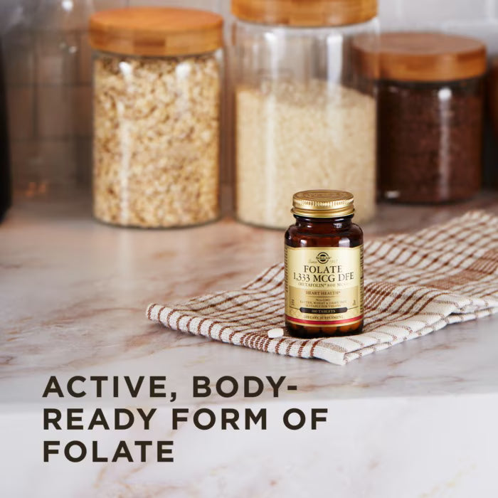 Solgar Folate 666 MCG DFE (Metafolin® 400 MCG) Tablets