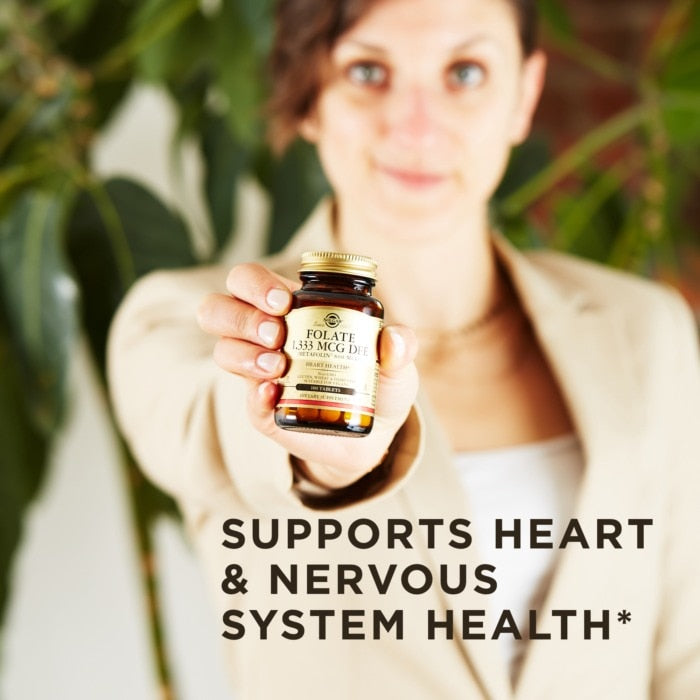 Solgar Folate 666 MCG DFE (Metafolin® 400 MCG) Tablets