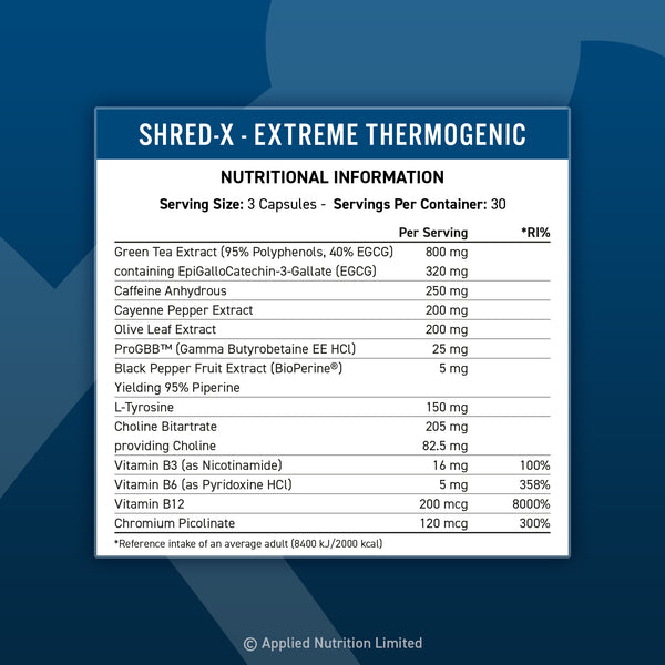 Applied Nutrition Shred X Ultimate Fat Burner