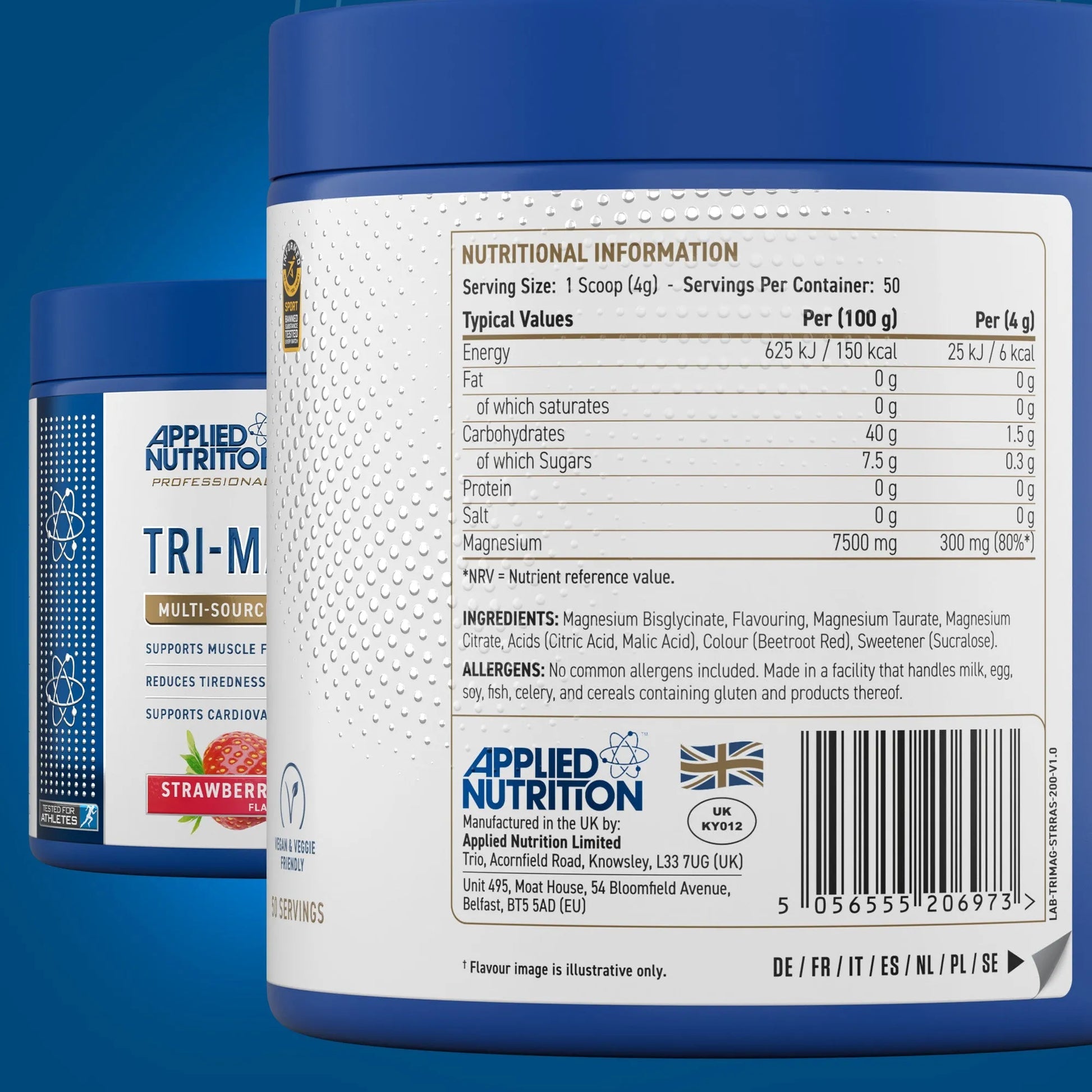 Applied Nutrition Tri-Magnesium Powder