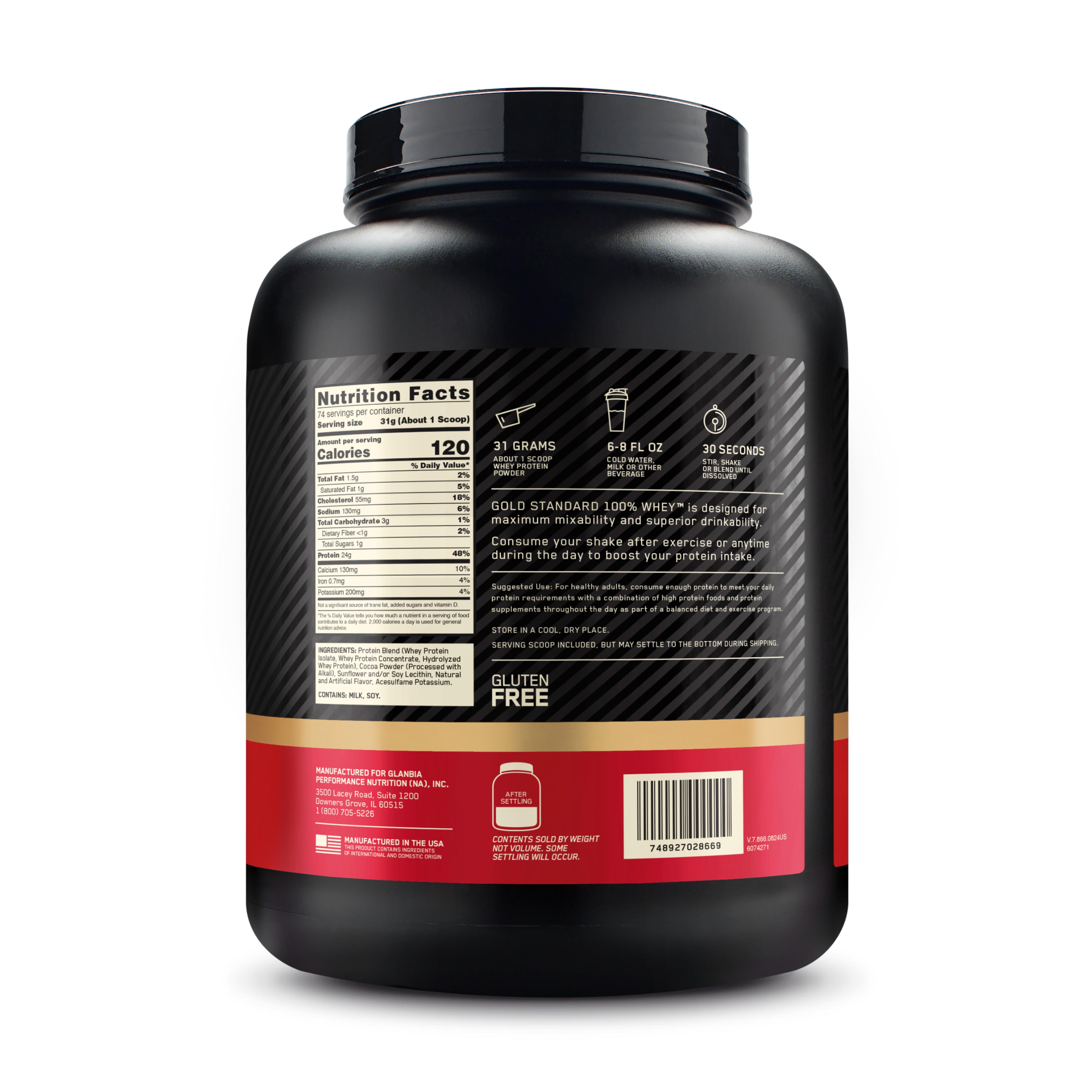 Optimum Nutrition 100% WHEY GOLD 5LB