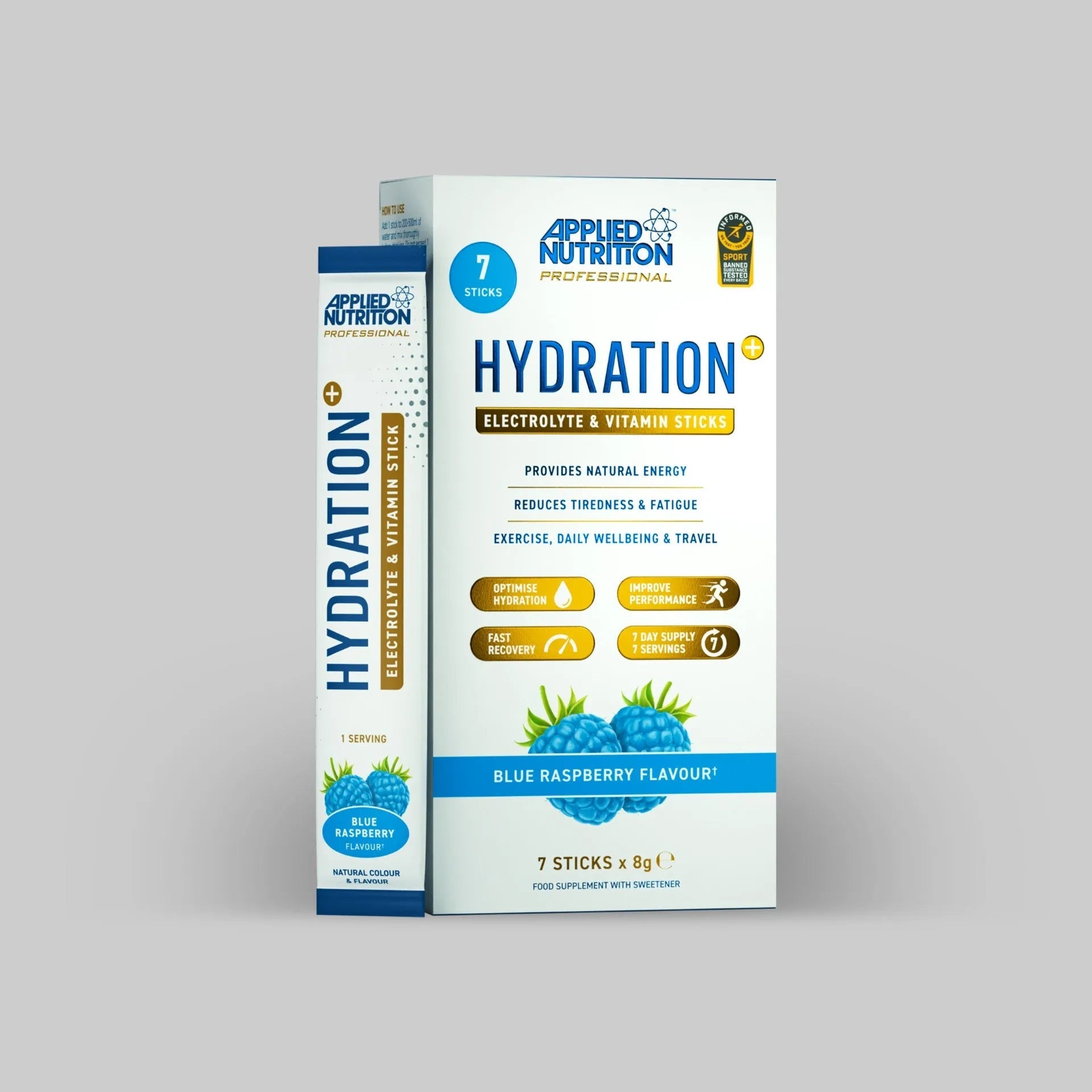 Applied Nutrition Hydration+ Electrolyte & Vitamin Powder Stick Pack
